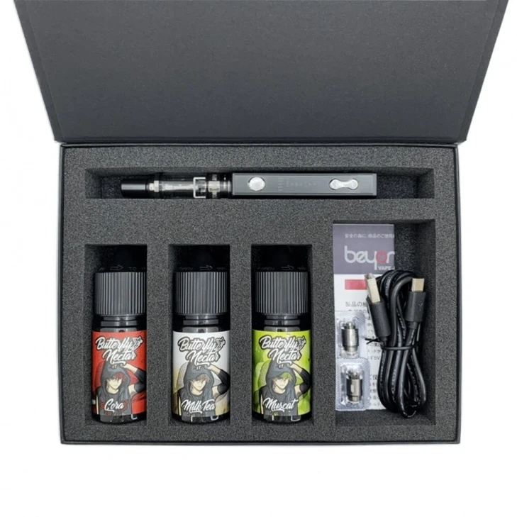 プルーム テック 肺 が 痛い改善のための正しい吸引方法を示すイラスト