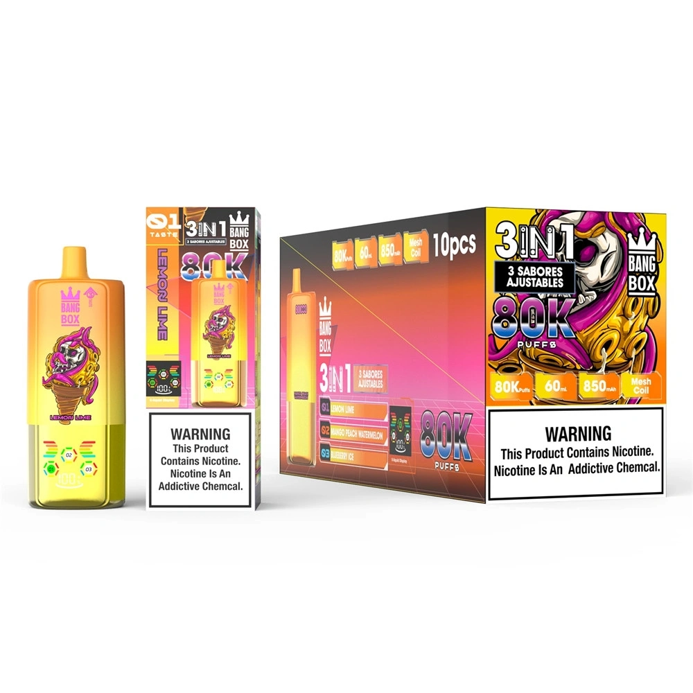 プルーム テック プラス 煙の代替品として人気のBang Box 80000 Puff