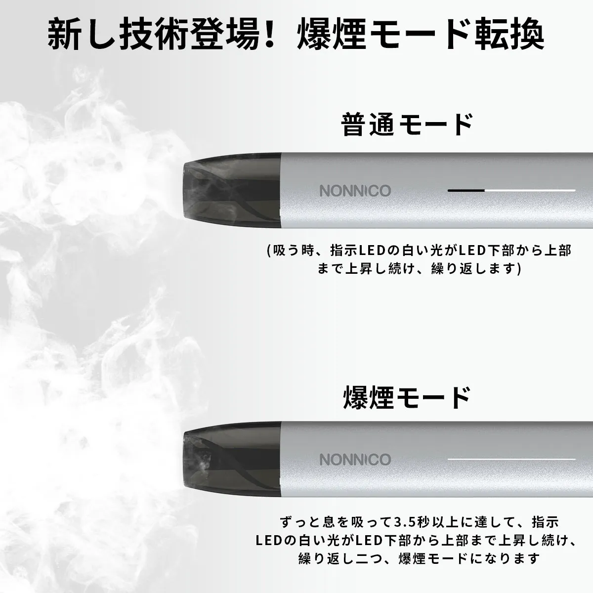 iqos 口臭 データ比較