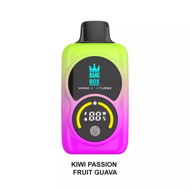 vape 温度 管理設定画面のBang Box 35000 Puff